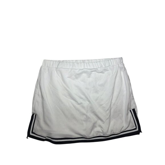 Nanette Lepore Pants - Nanette Lepore Play Tennis Golf Skorts White W Black Stripes Mini S/M NWT W28